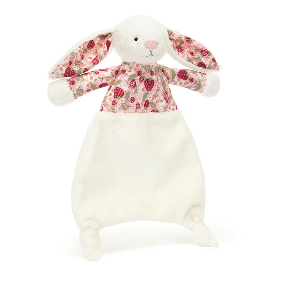 Jellycat Blossom Cream Bunny 'Berry' Comforter - I Want That Present