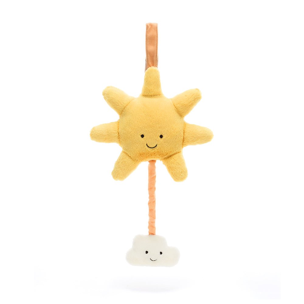 Jellycat Amuseables Sun Musical Pull - I Want That Present