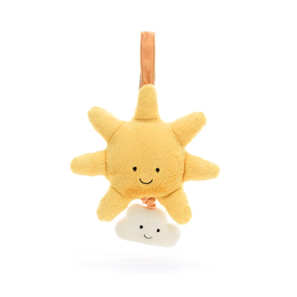 Jellycat Amuseables Sun Musical Pull - I Want That Present