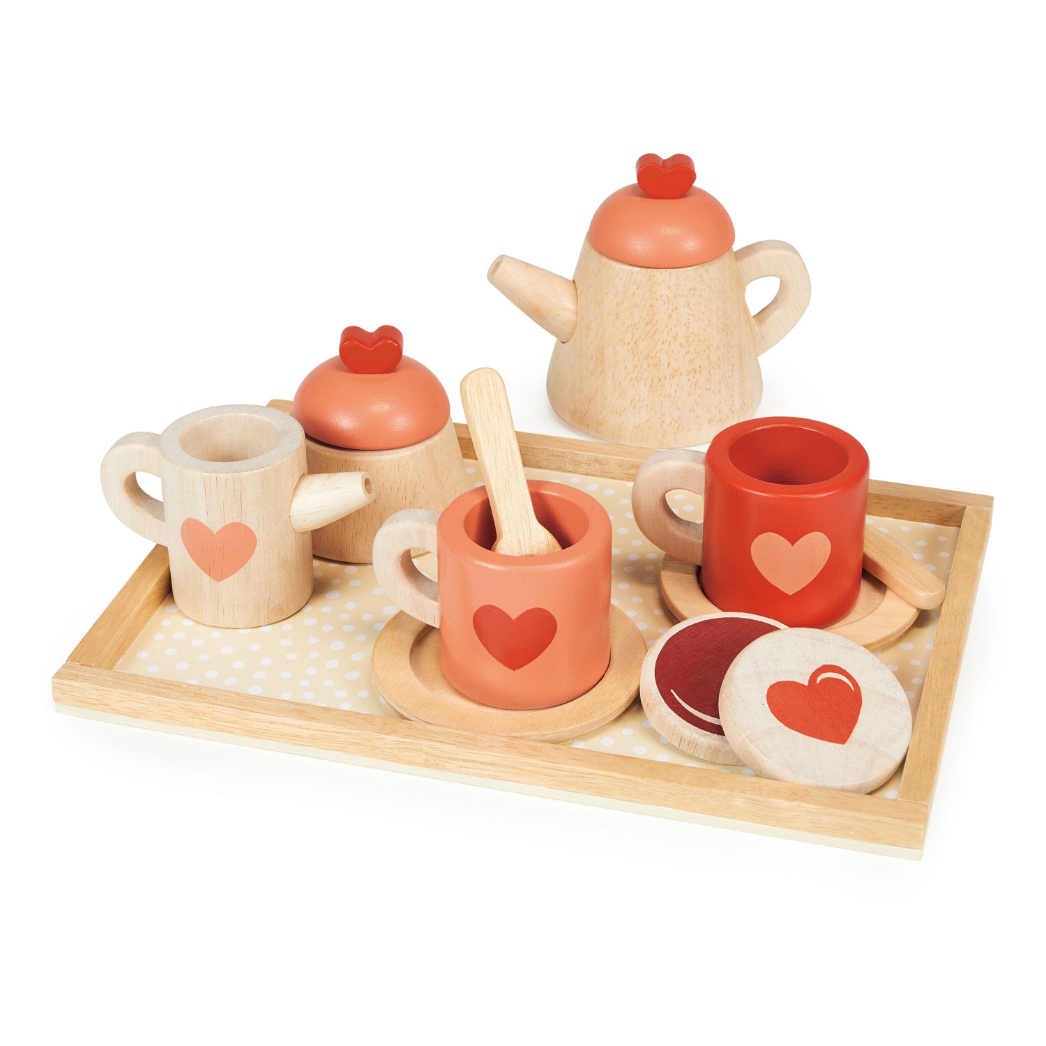mentari wooden tea set