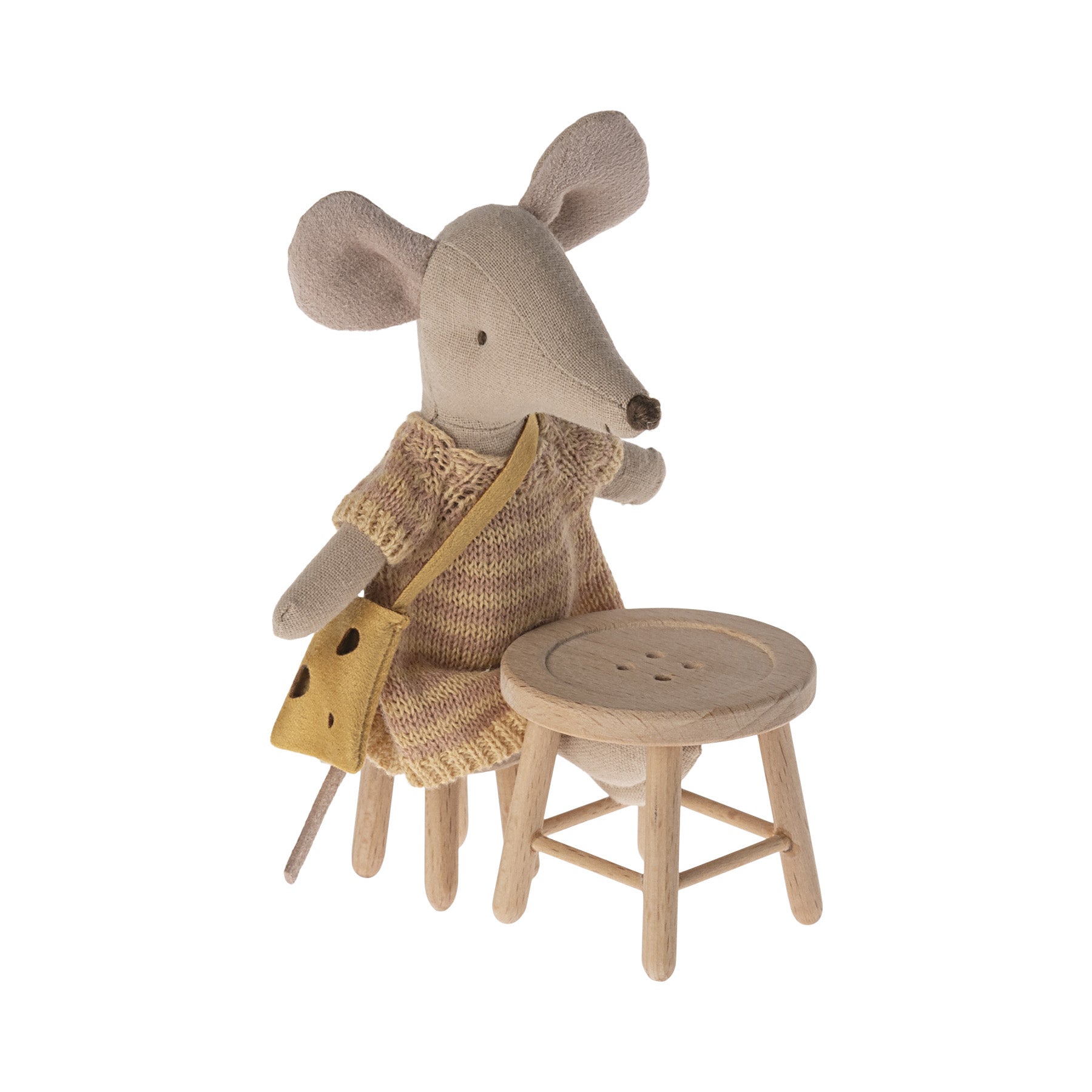 Maileg Table and Stool Set, Mouse Size