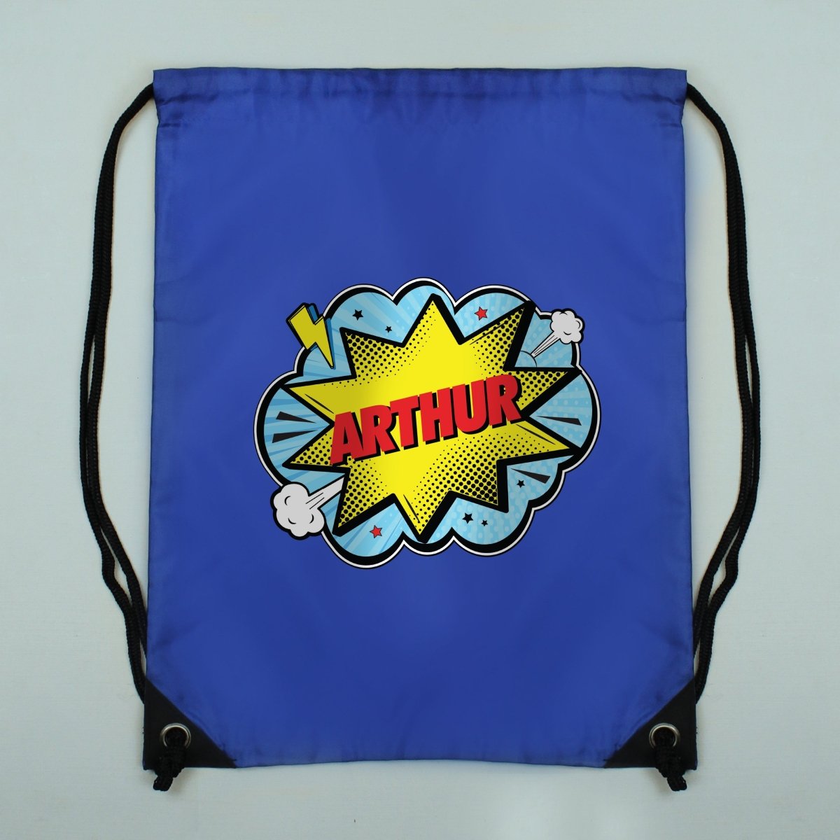Personalised Superhero Blue Kit Bag - I Want That Present
