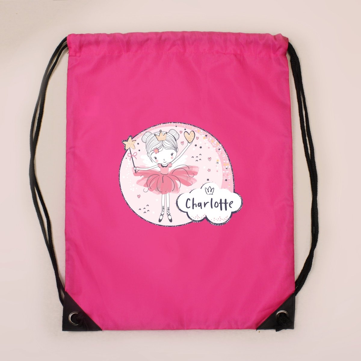 Personalised Princess Ballerina Pink Kit Bag - I Want That Present