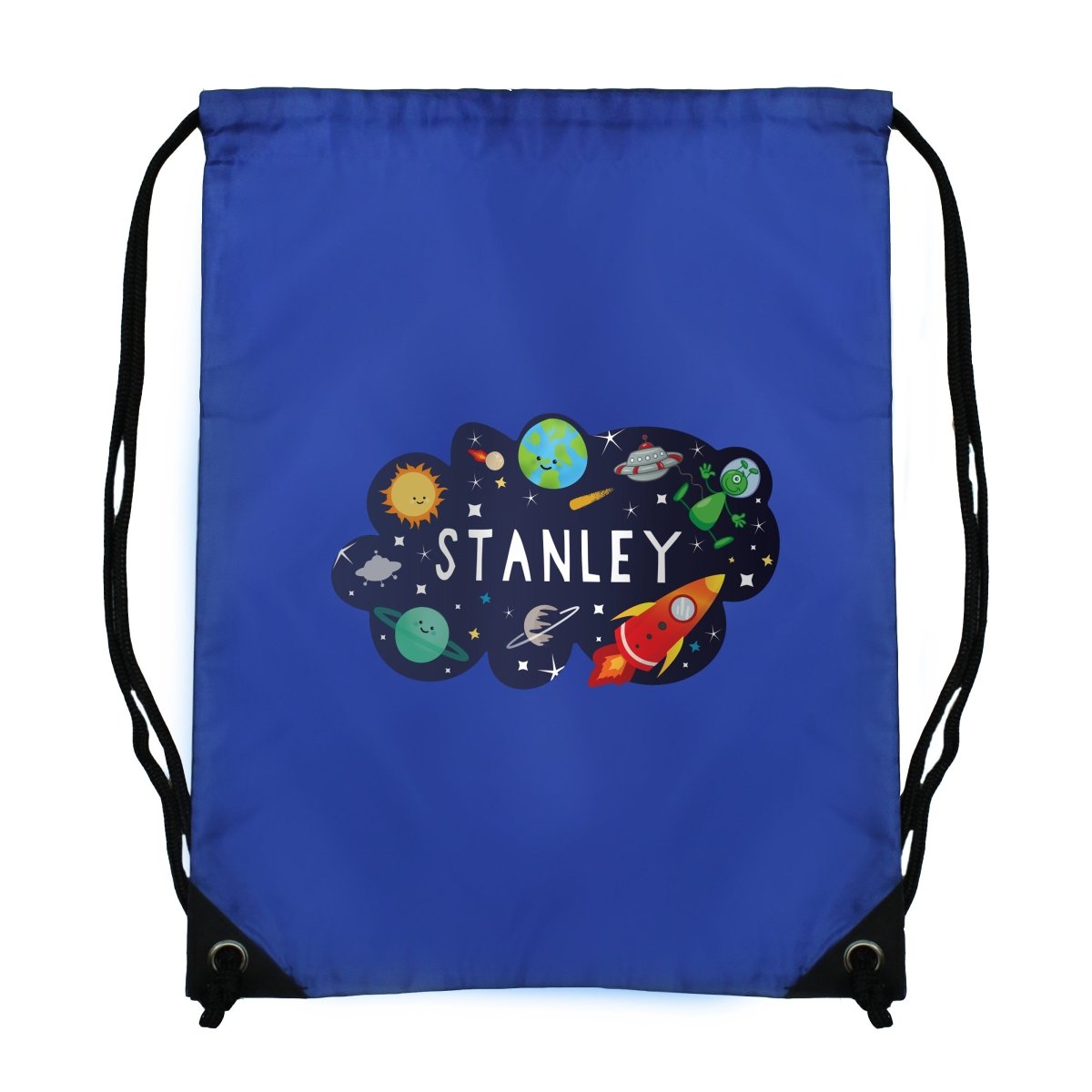 Personalised Space Blue Kit Bag - I Want That Present
