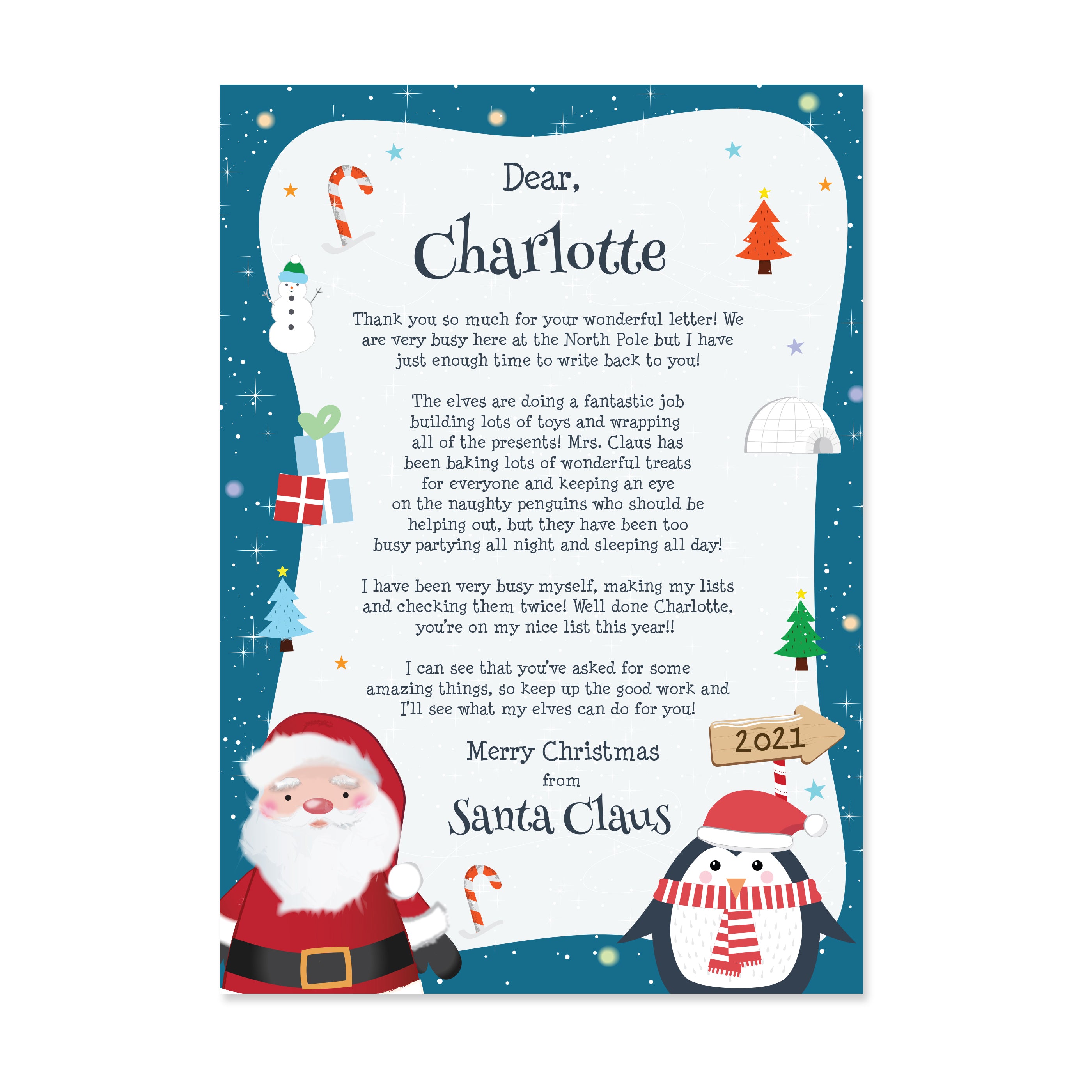 Personalised Santa Letter