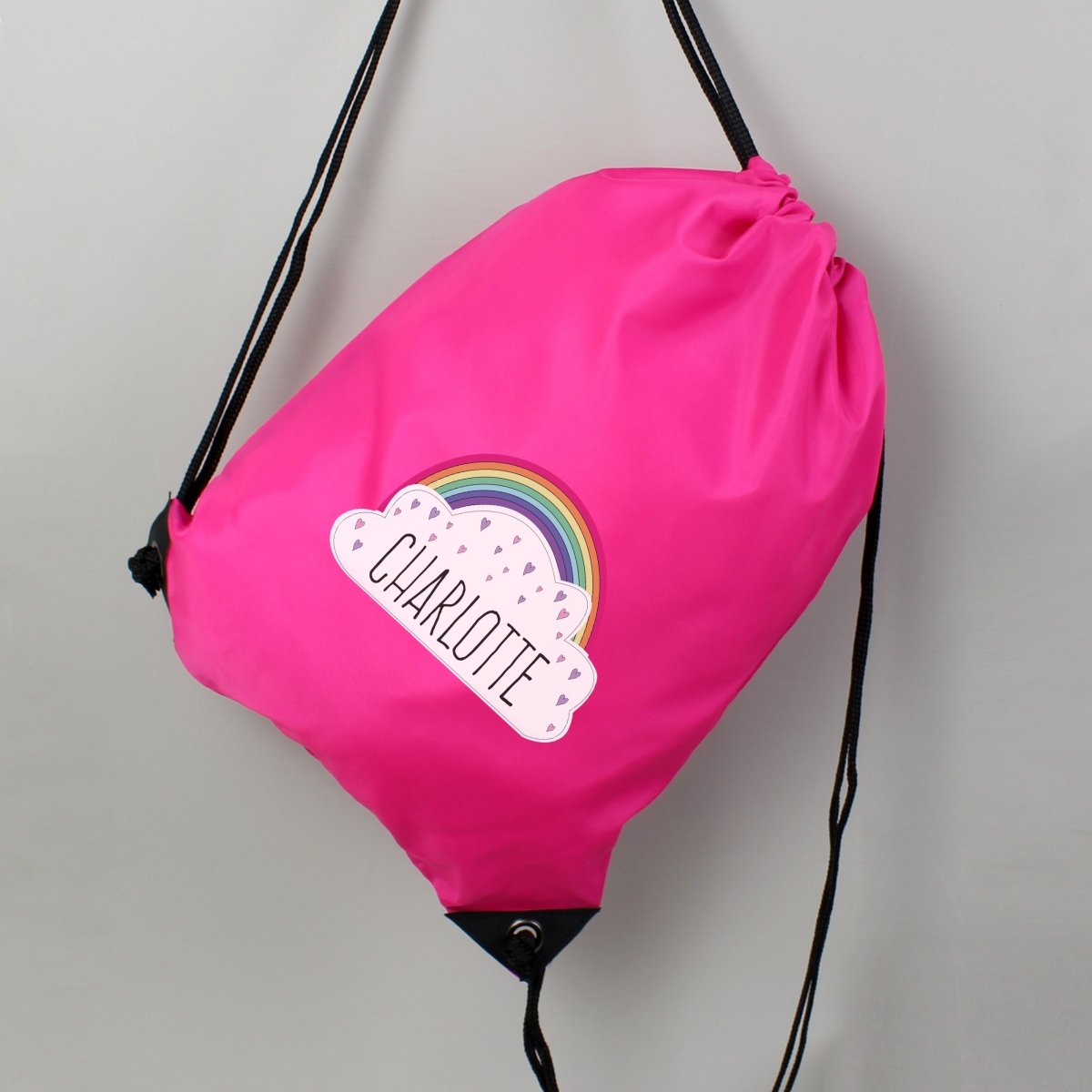 Personalised Rainbow Pink Kit Bag - I Want That Present