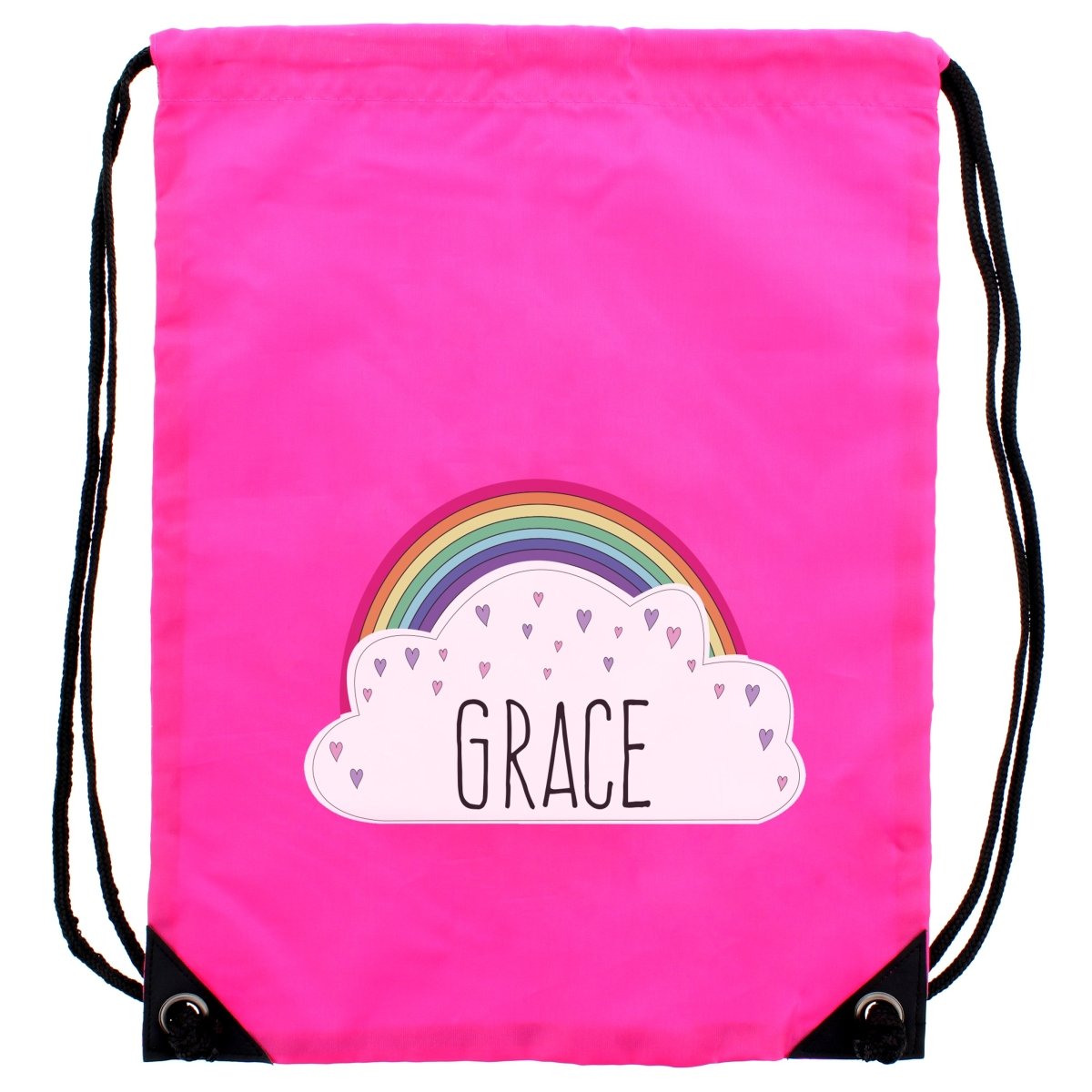 Personalised Rainbow Pink Kit Bag - I Want That Present