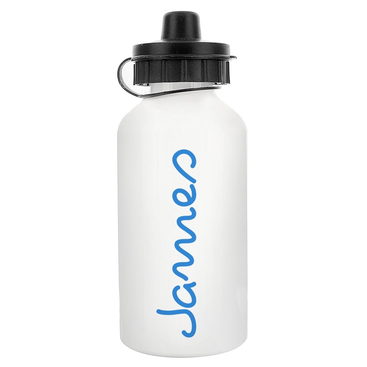 Personalised Blue Name Drinks Bottle - I Want That Present