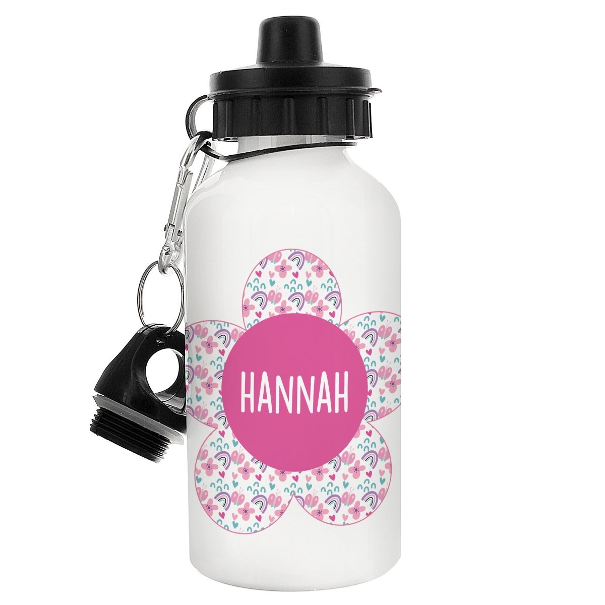Personalised Flower Drinks Bottle - I Want That Present