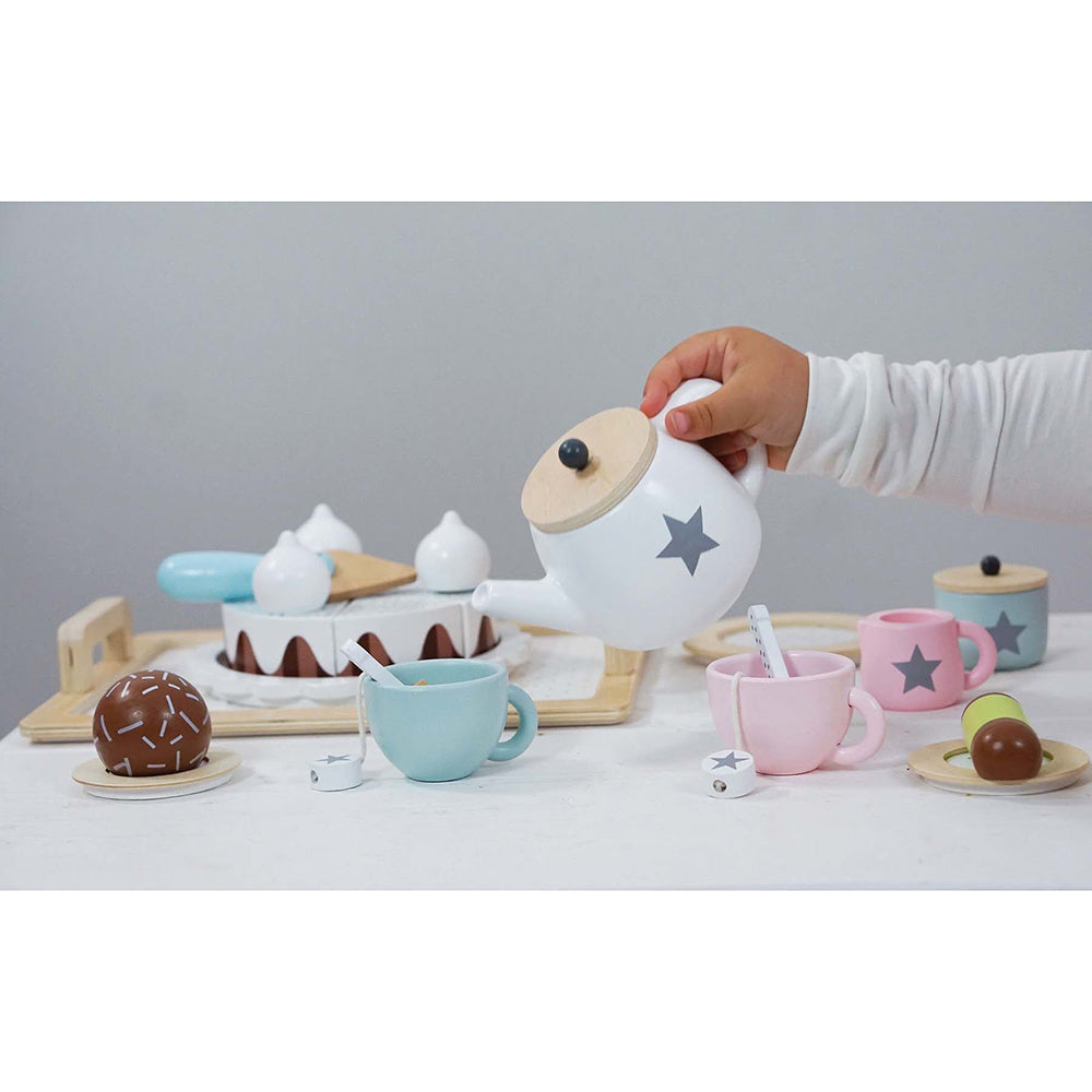 Afternoon Tea Wooden Tea Set by Jabadabado