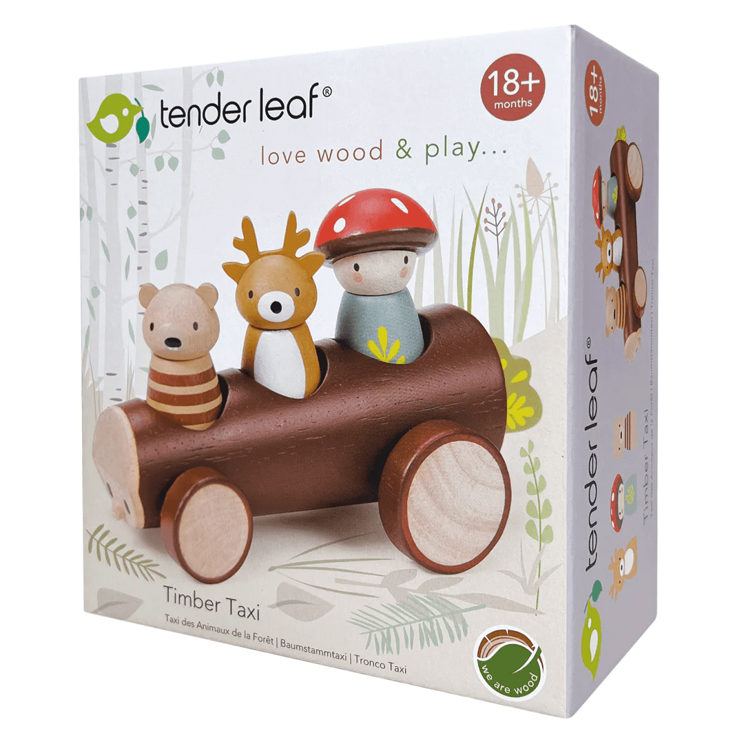 Tender Leaf Toys Timber Taxi - I Want That Present