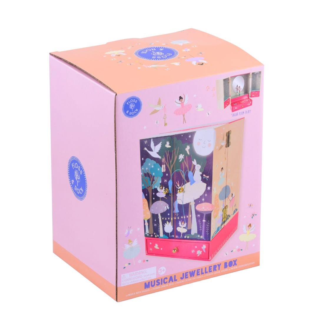 Musical Jewellery Box Wardrobe With Drawer - Enchanted - I Want That Present