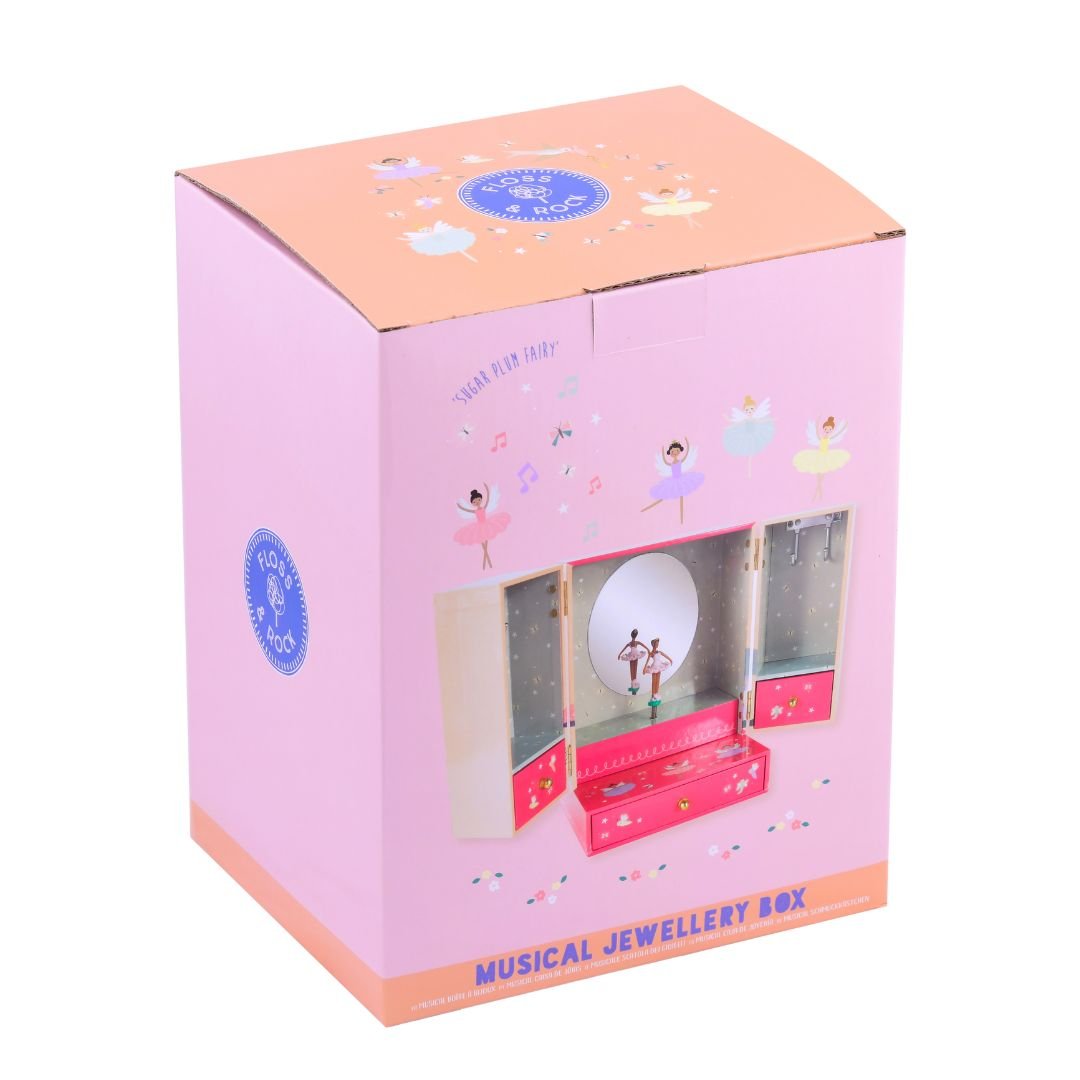 Musical Jewellery Box Wardrobe With Drawer - Enchanted - I Want That Present