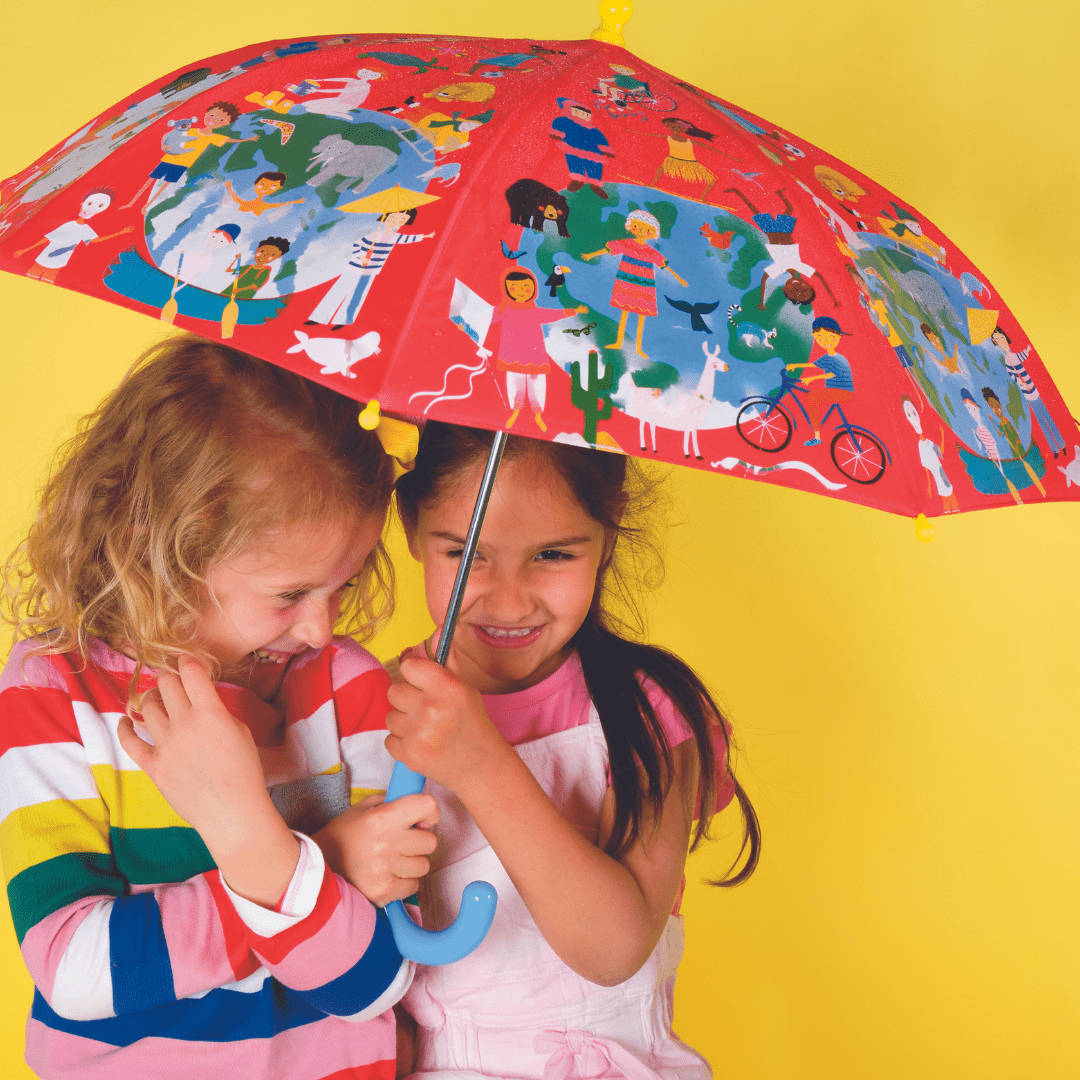 Colour Changing Umbrella - One World - I Want That Present