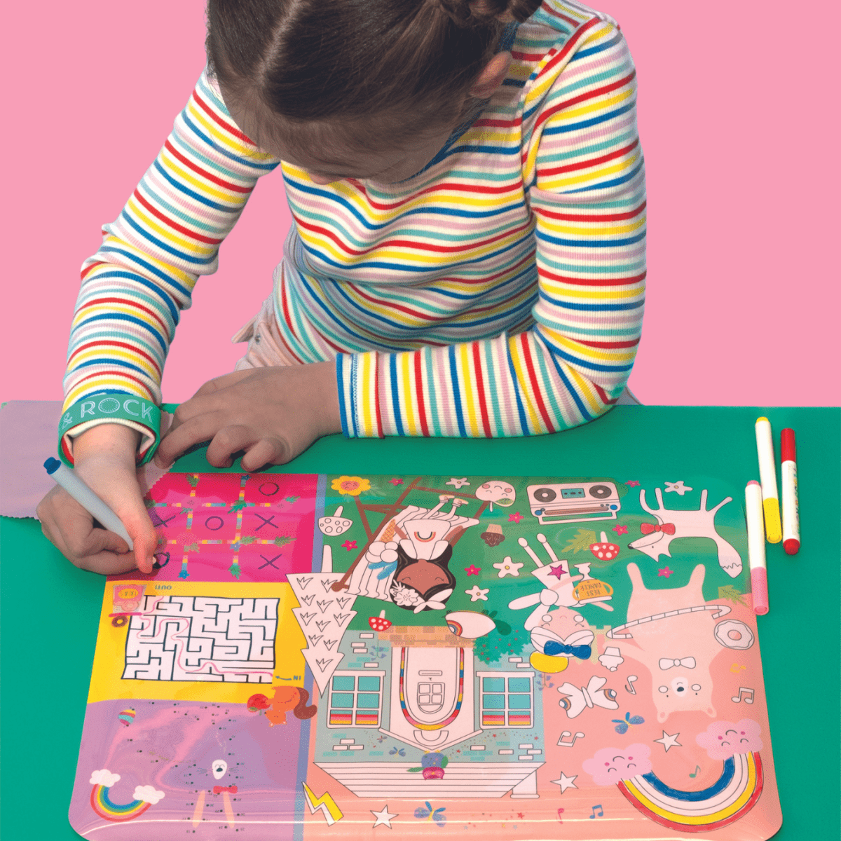 Colouring Fun & Games Mat - Cars - I Want That Present