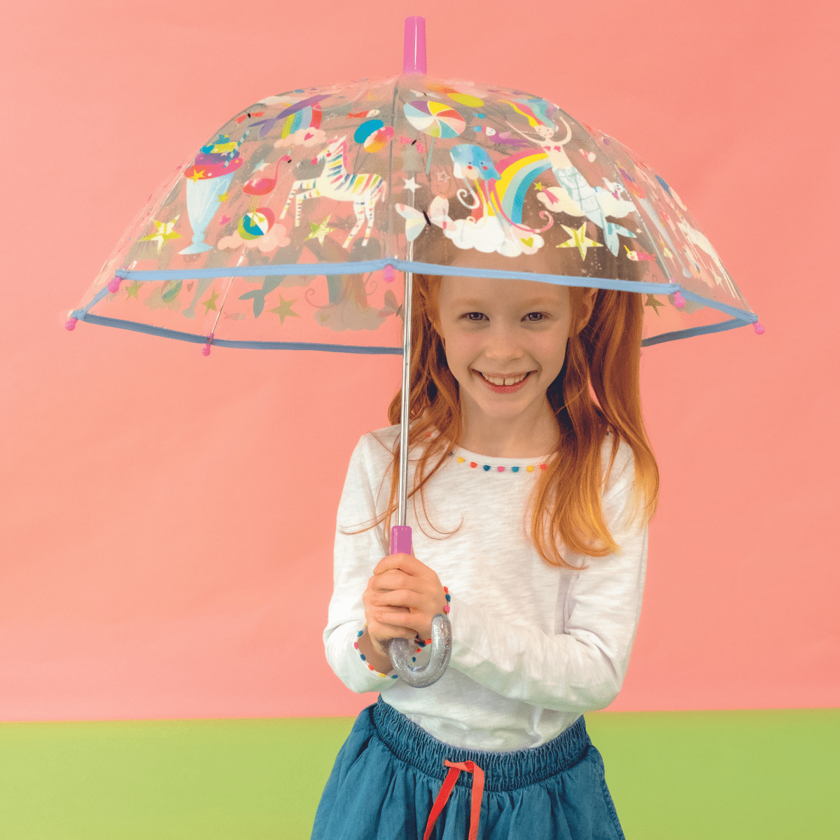 Transparent Colour Changing Umbrella - Fantasy - I Want That Present