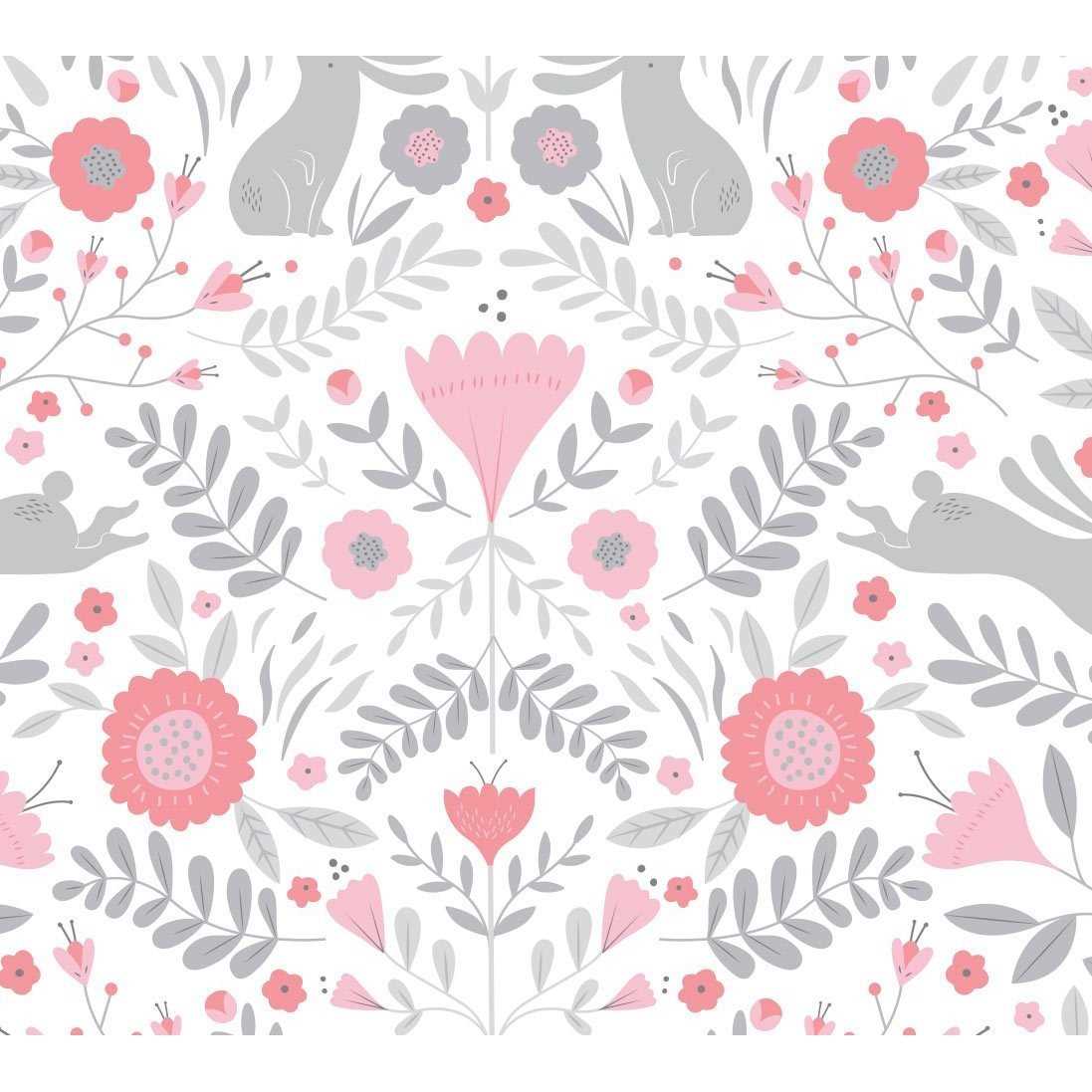 Angel Dear Bunny Damask Bandana Bib - I Want That Present