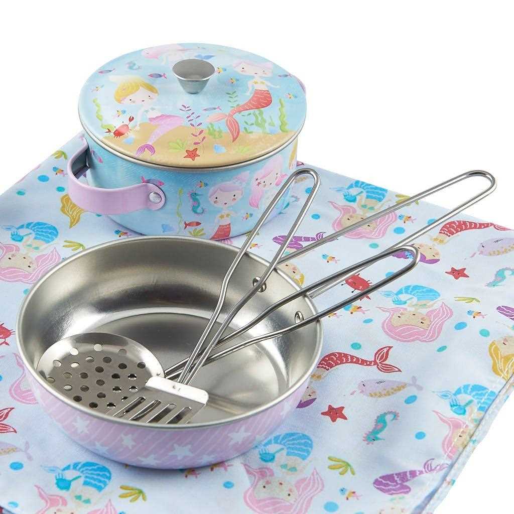 Floss & Rock Mermaid 10 Piece Tin Kitchen Set - I Want That Present