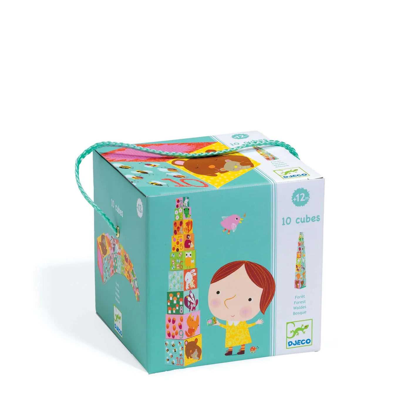 Djeco Stacking Forest Blocks - I Want That Present