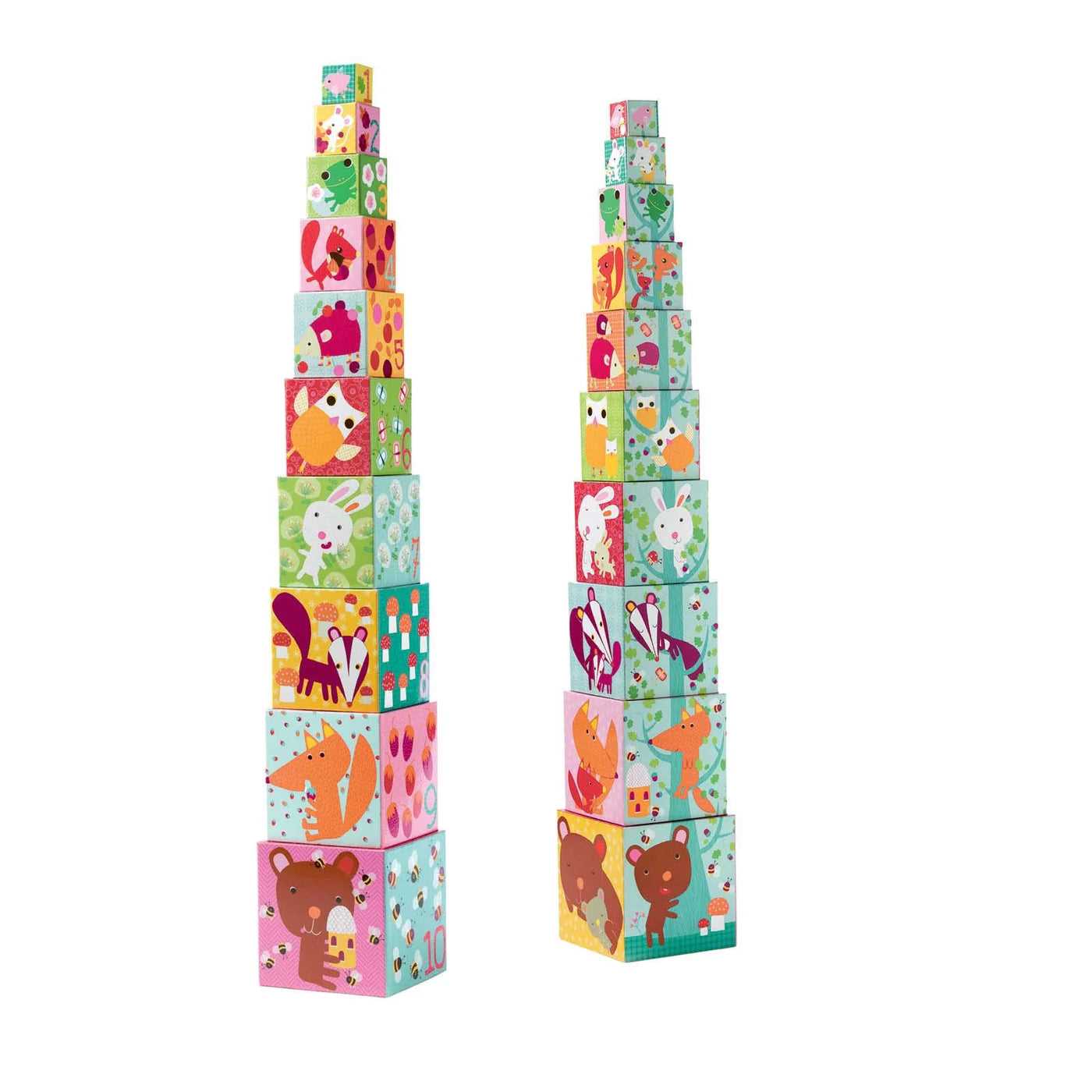 Djeco Stacking Forest Blocks - I Want That Present