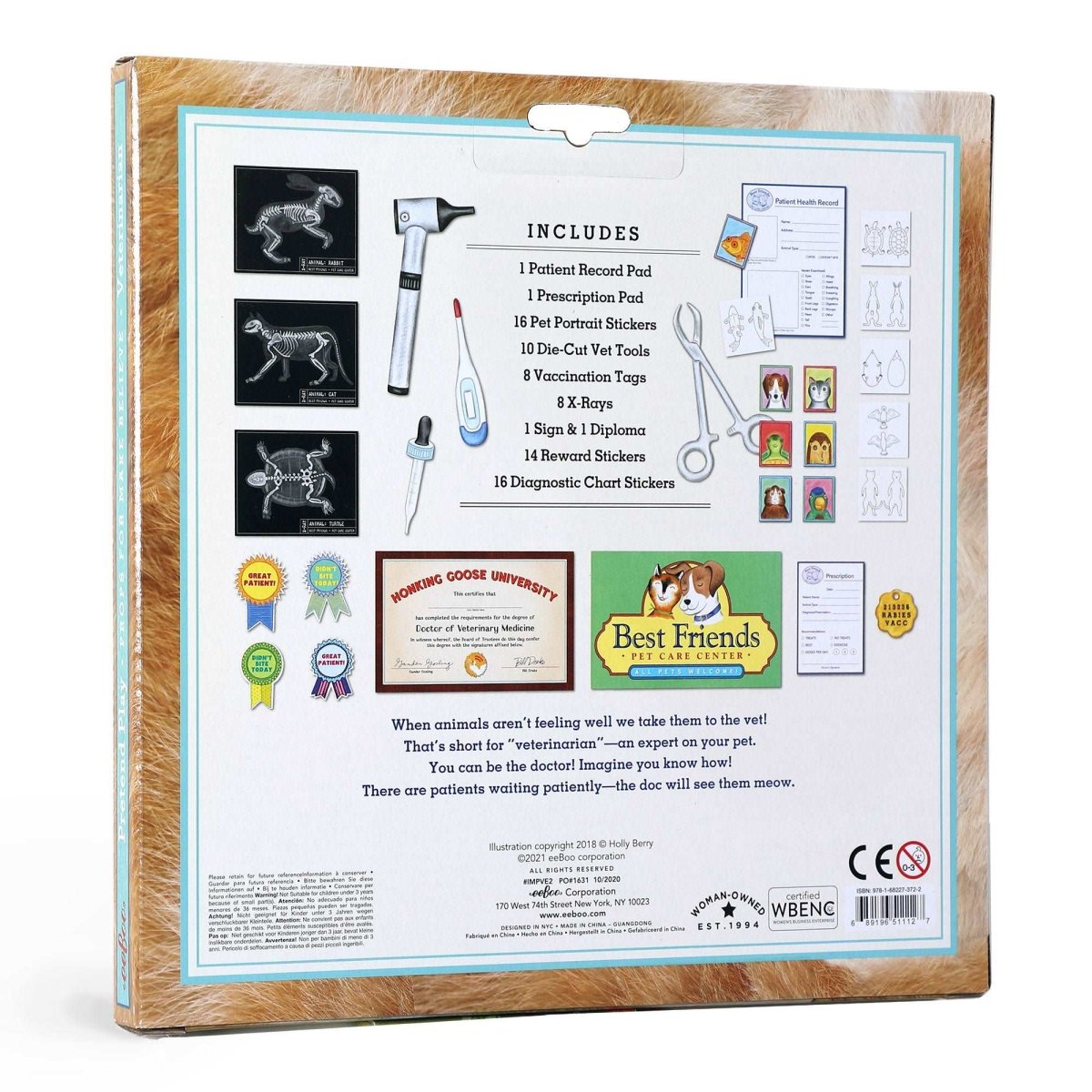 eeBoo Pretend Play - Veterinary - I Want That Present