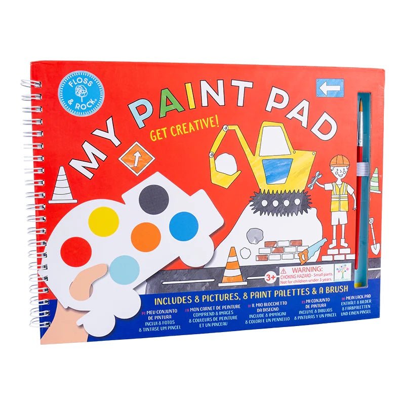 Floss & Rock My Paint Pad - Construction - I Want That Present