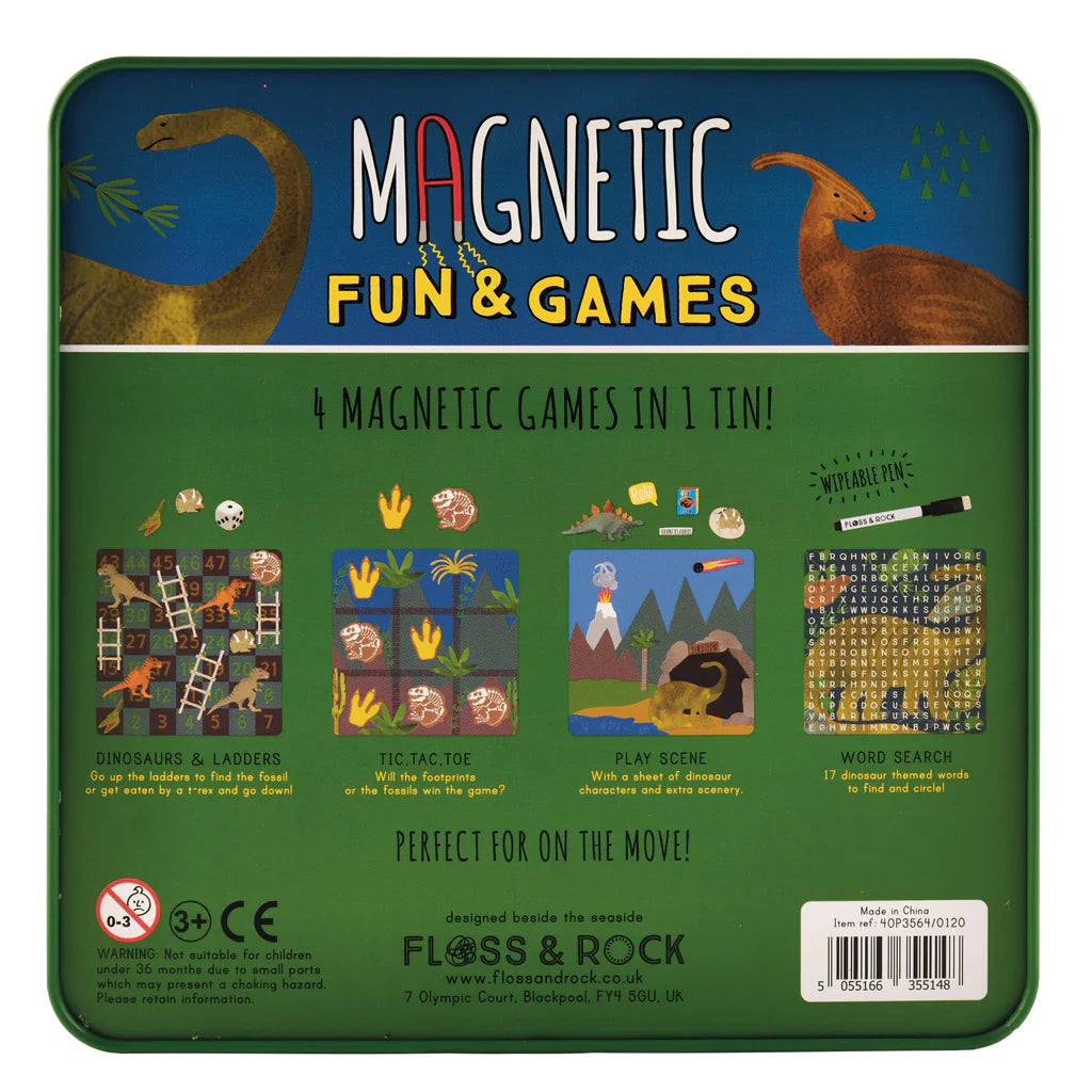 Floss & Rock Dinosaur Magnetic Fun & Games