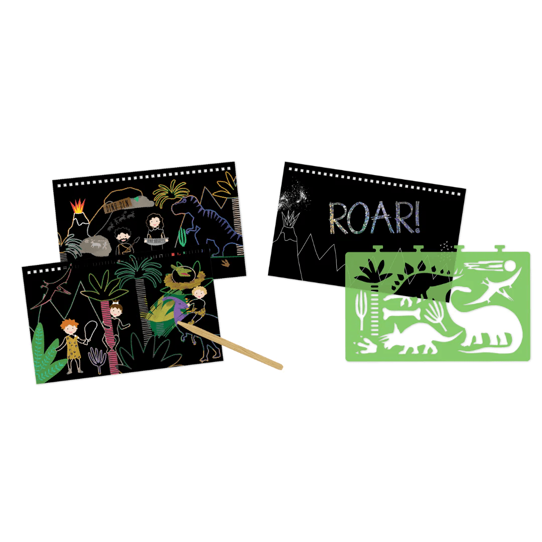 Floss & Rock Scratch and Play - Dinosaur - I Want That Present