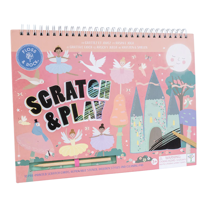 floss & rock scratch and play enchanted spiral book