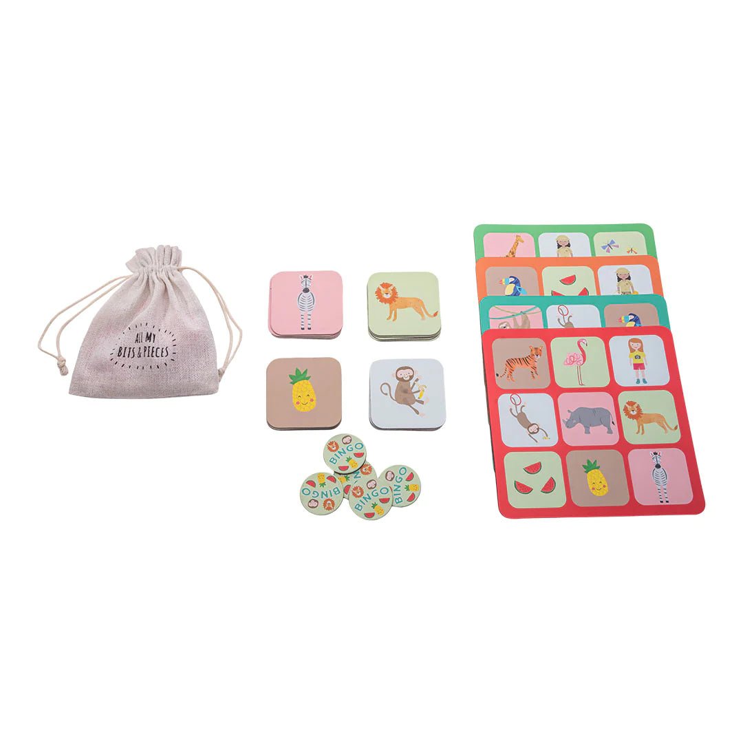 Floss & Rock Jungle Lotto Bingo Game - I Want That Present