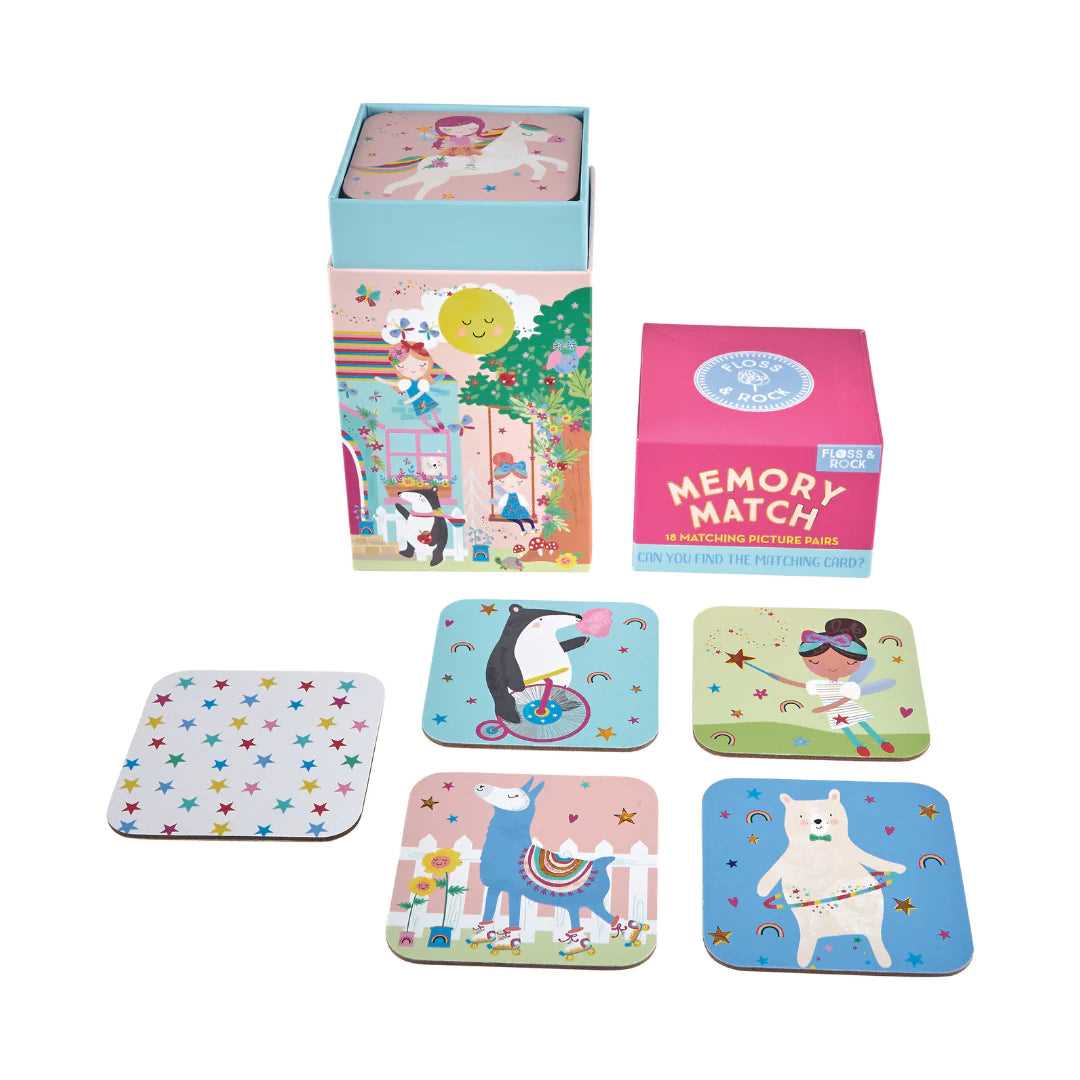 Floss & Rock Fairy Rainbow Memory Match Games - I Want That Present