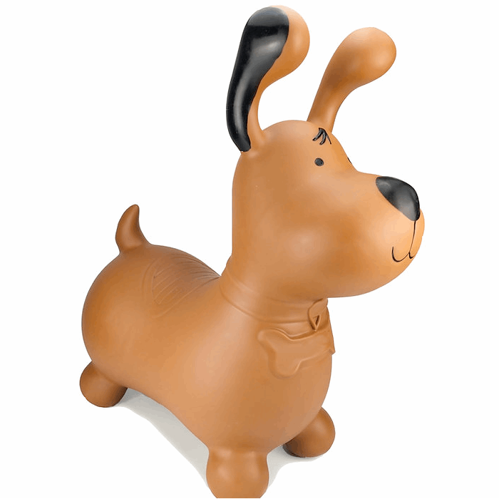 Happy Hopperz Brown Dog - I Want That Present