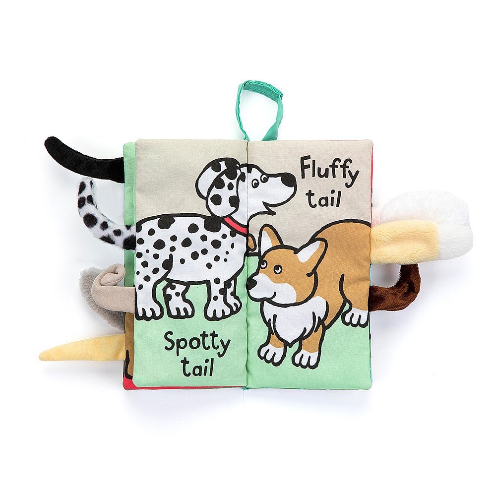 Jellycat Puppy Tails Activity Book - I Want That Present