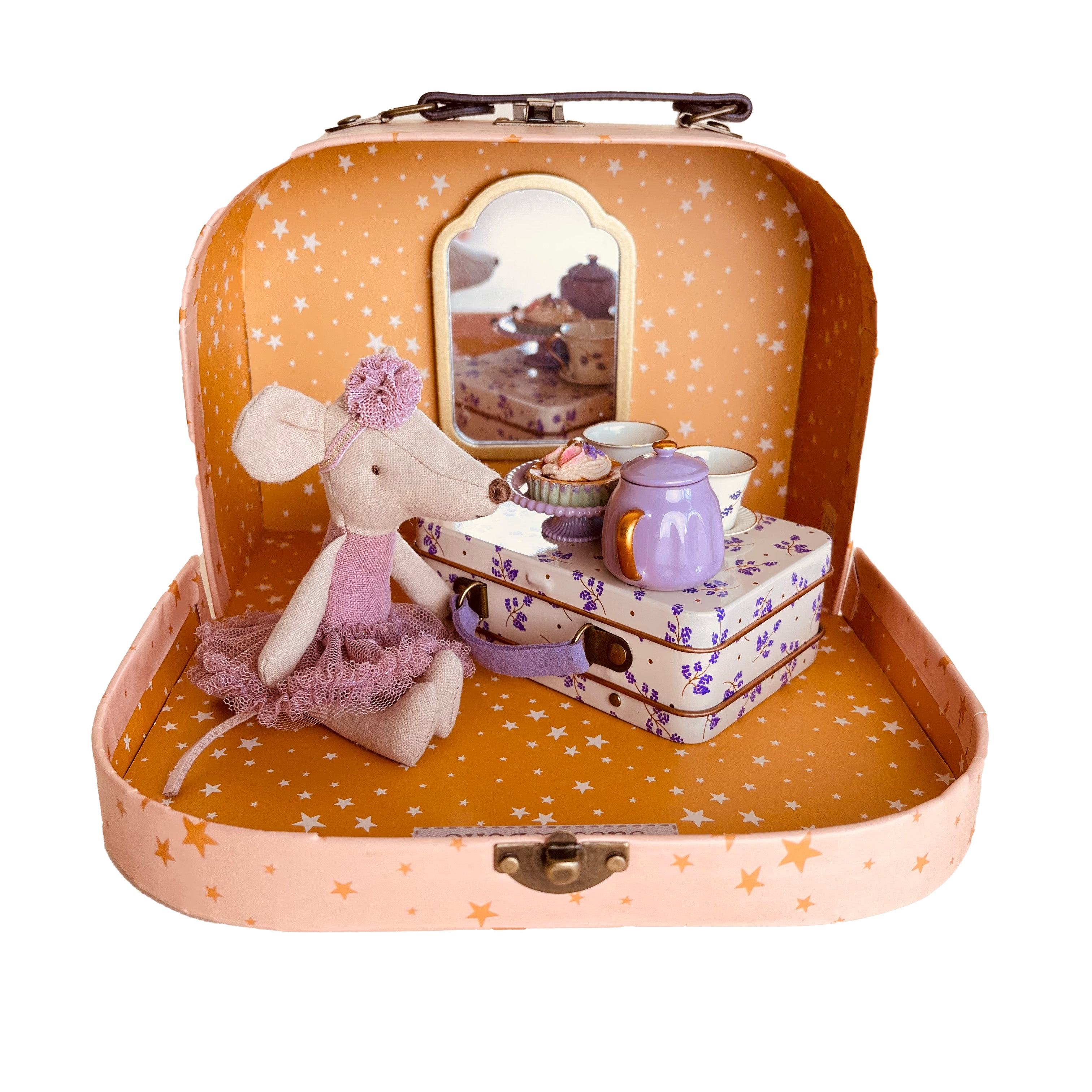 Maileg Big Sister Ballerina & Tea Suitcase Bundle