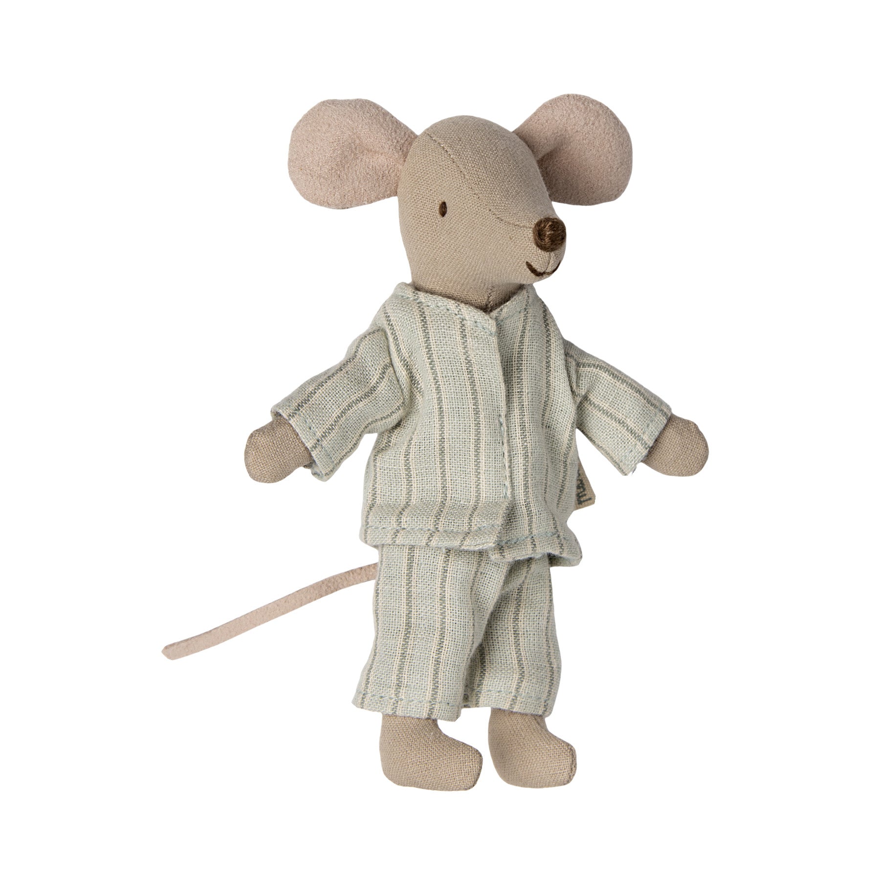 Maileg Big Brother Mouse in a Matchbox - Blue Pyjamas