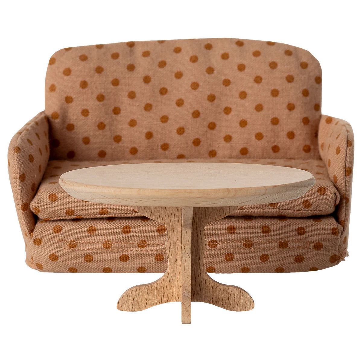Maileg Oval Coffee Table, Mouse - Natural
