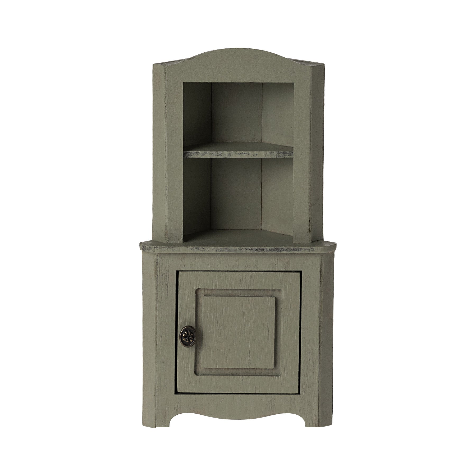 Maileg Corner Cabinet, Mouse - Light Green