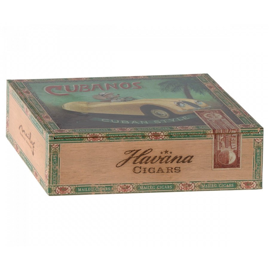 Maileg Grandma & Grandpa Mice in a Cigar Box - I Want That Present