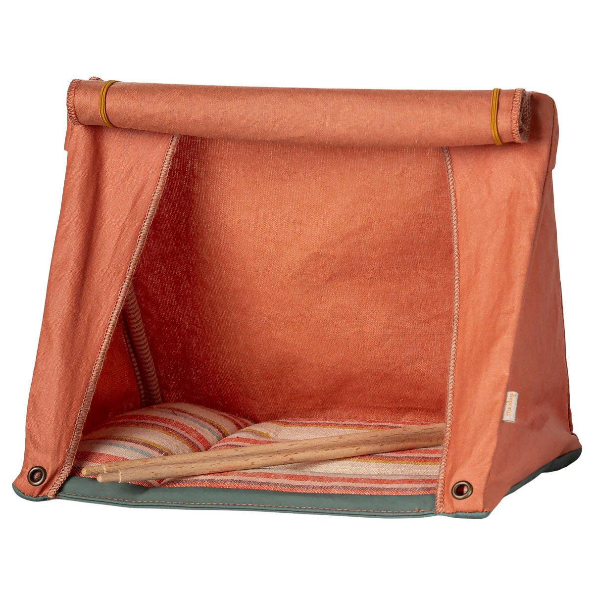 Maileg Happy Camper Mouse Tent - Orange - I Want That Present