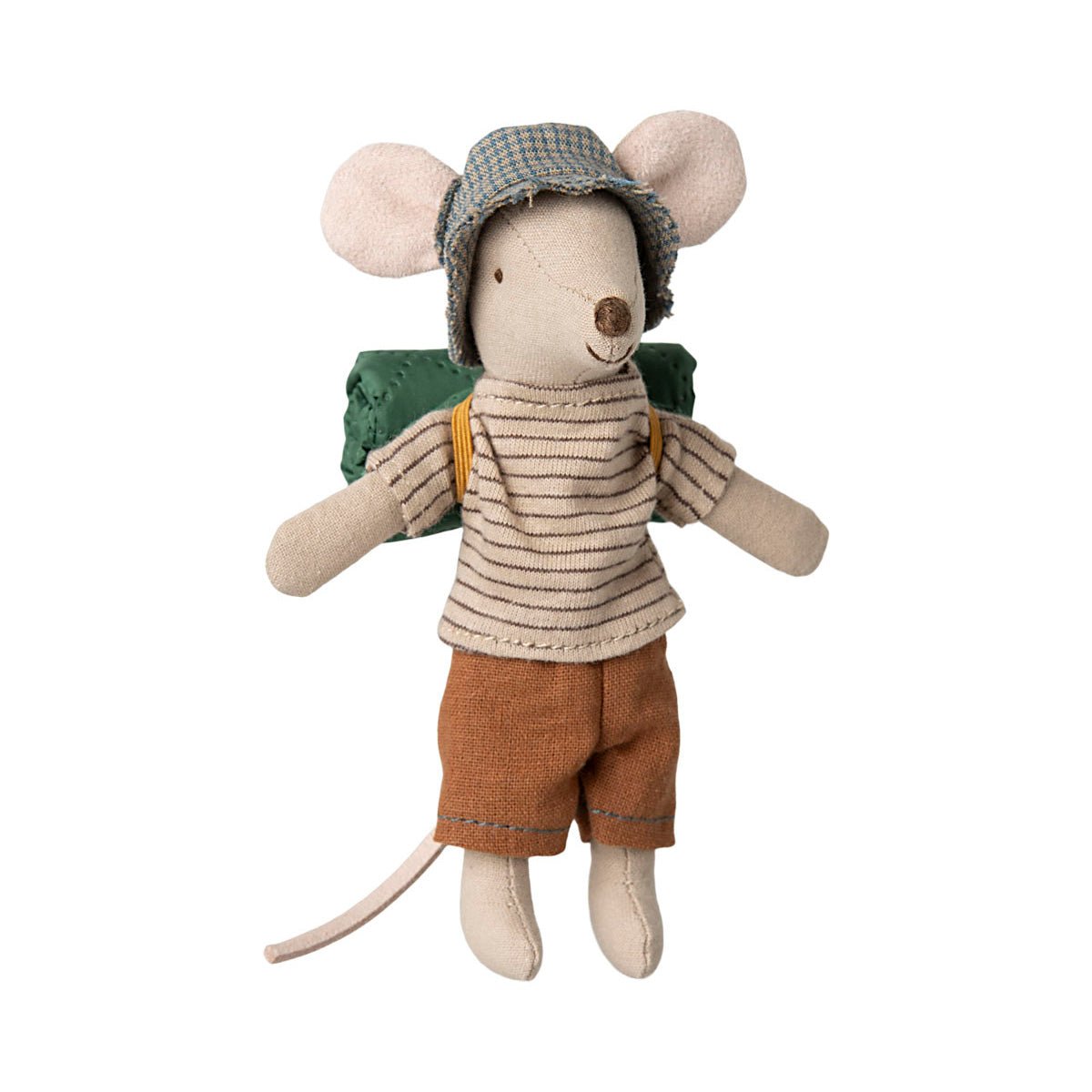 Maileg Hiker Mouse, Big Brother - Thin Stripes - I Want That Present