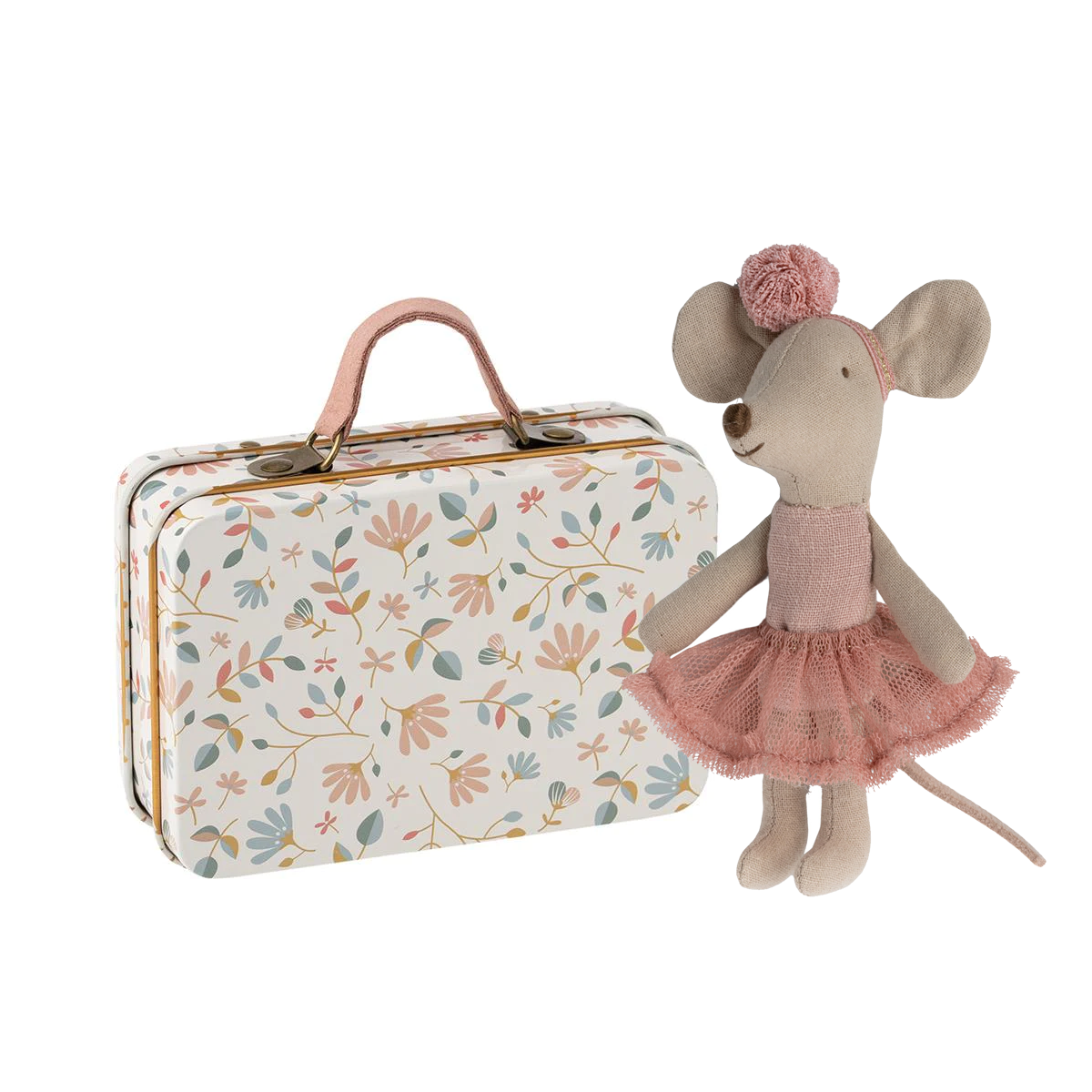 Maileg Little Sister Rose Ballerina & Suitcase