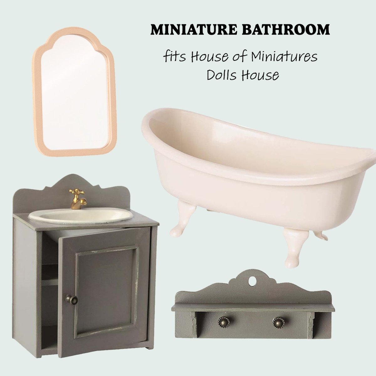 Maileg Miniature Bathroom - I Want That Present