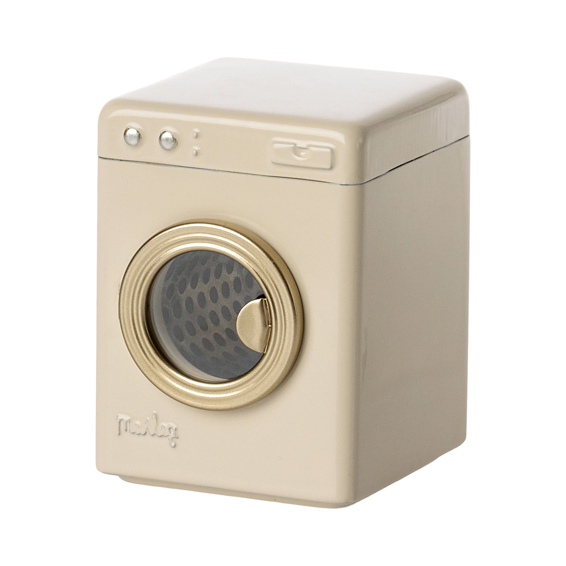 maileg cream metal washing machine for maileg mice