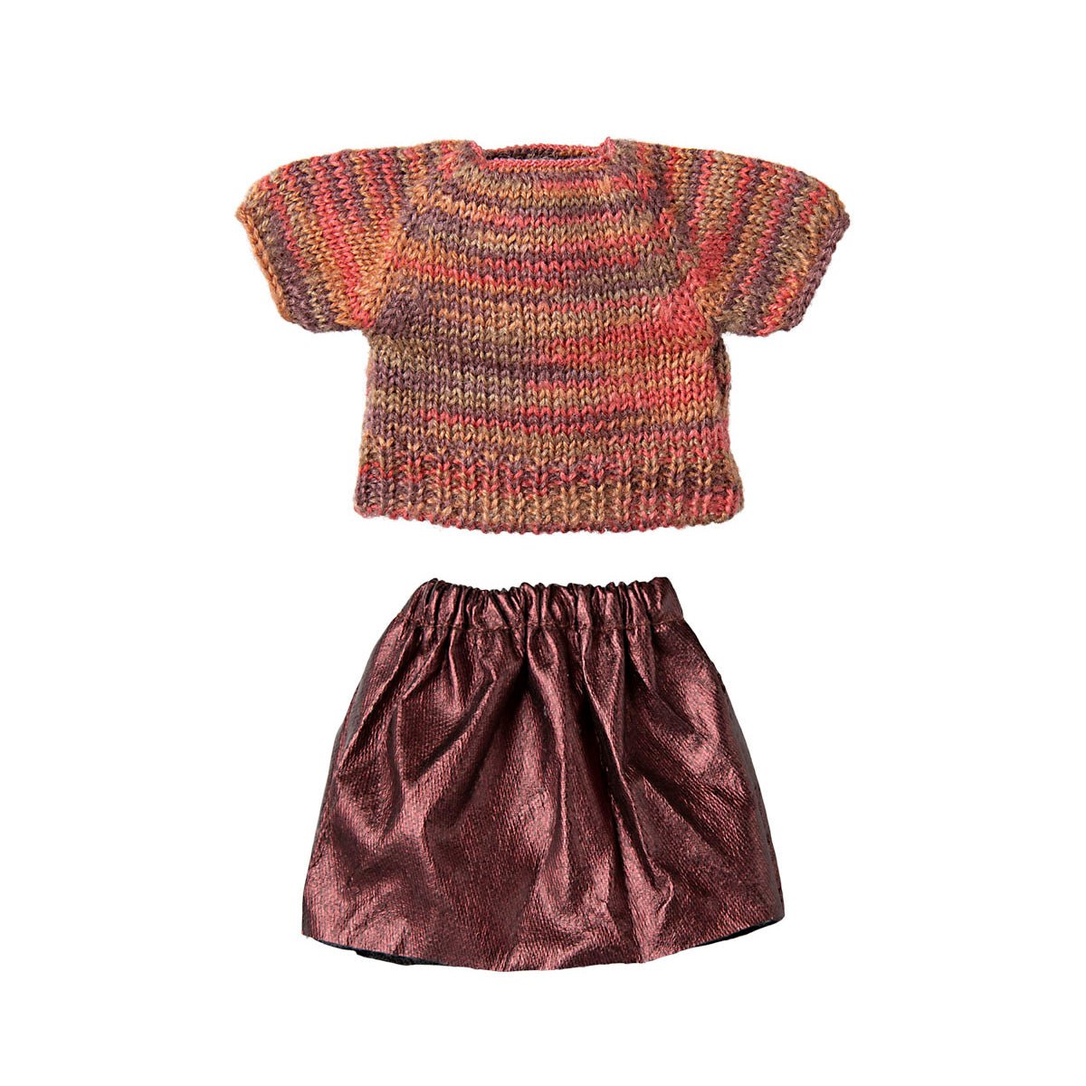 Maileg Mum Mouse Clothes, Skirt and Knitted Blouse - I Want That Present