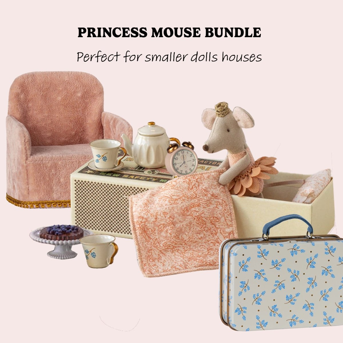 Maileg Princess Mouse Bundle - I Want That Present