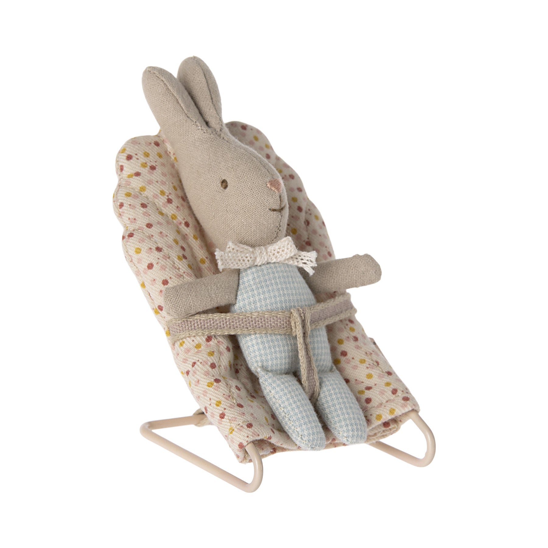 Maileg Rabbit, MY - Light Blue Check