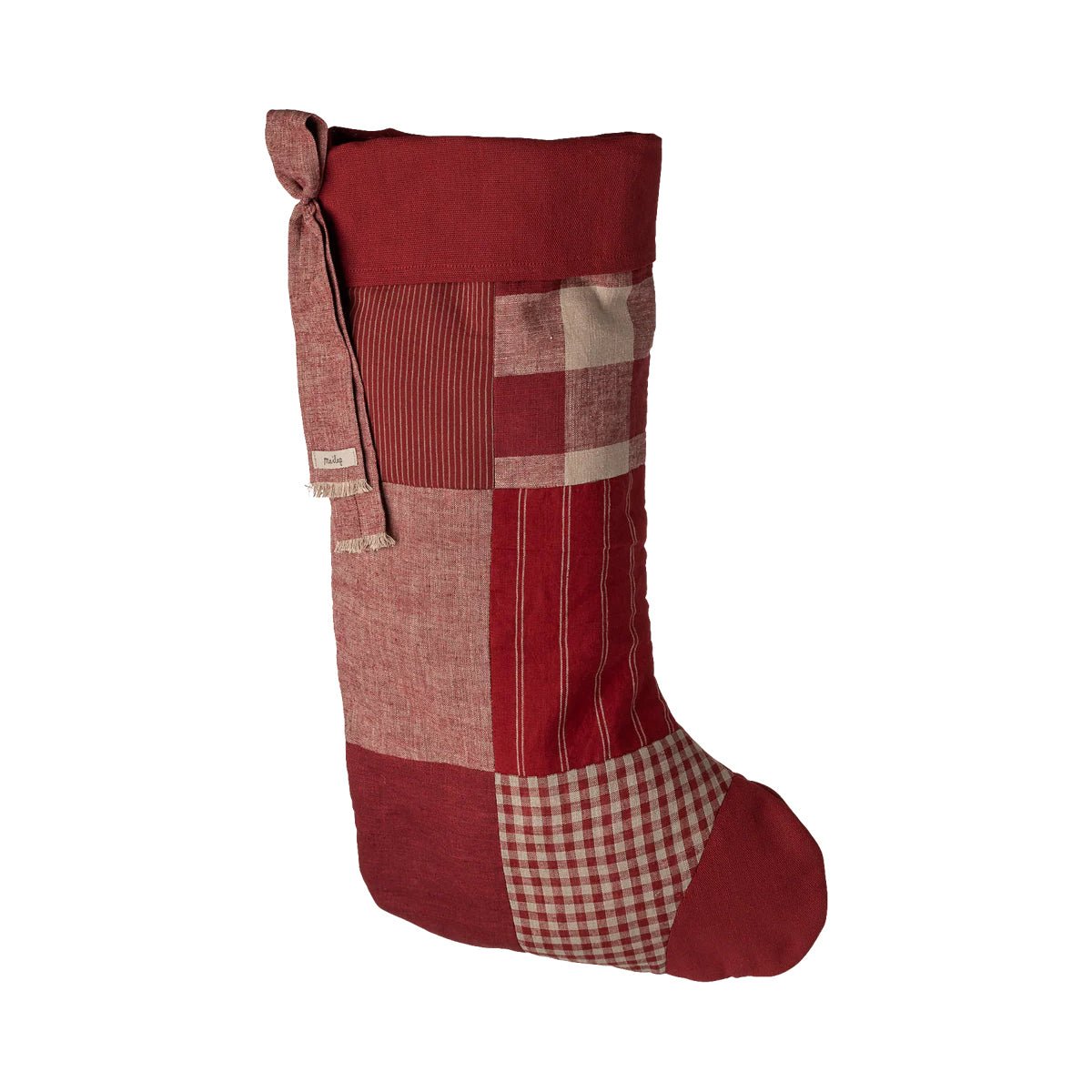 Maileg Christmas Stocking - Check - I Want That Present