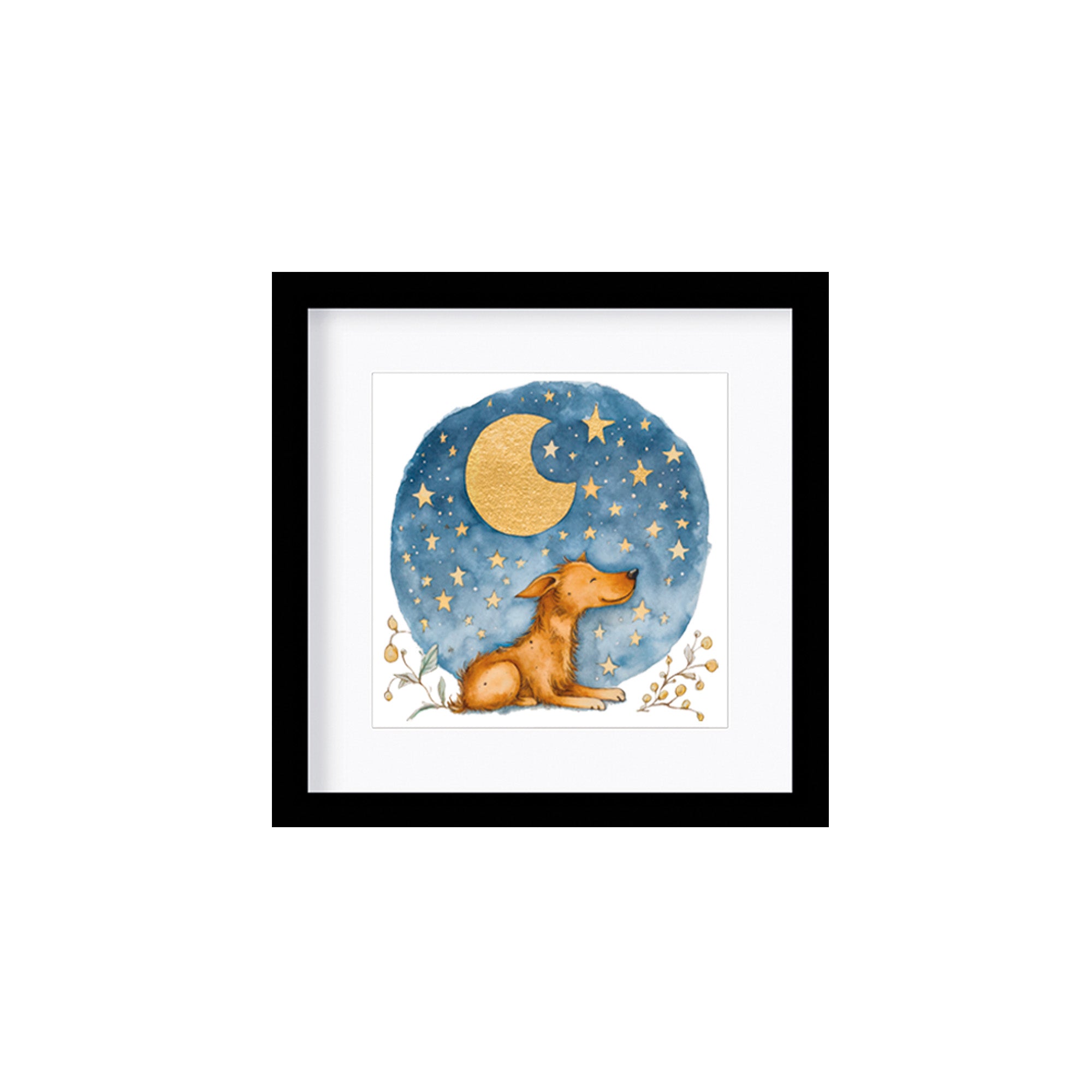 Miniature Moonlight - Dog Artwork