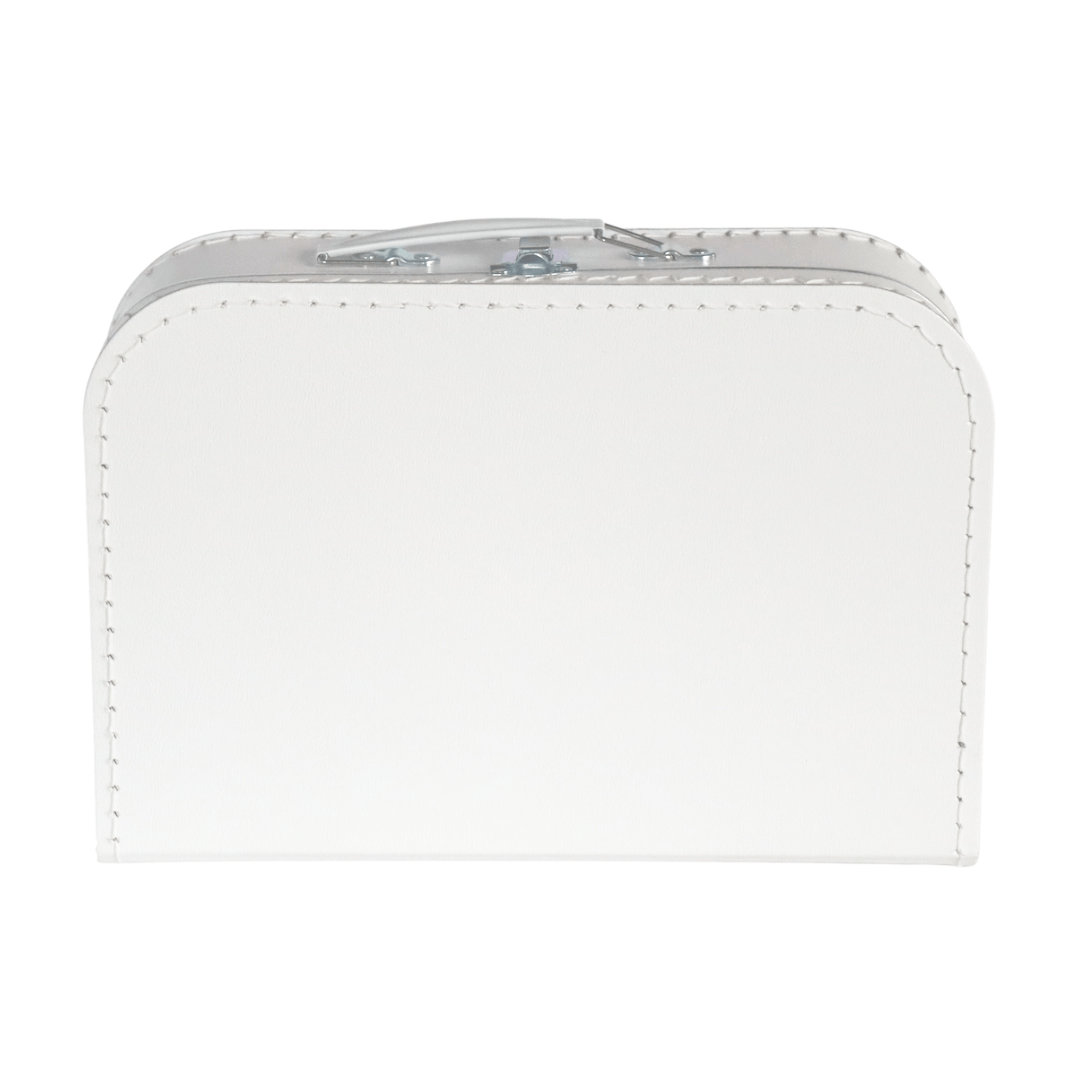 White Cardboard Suitcase / Keepsake Box - I Want That Present