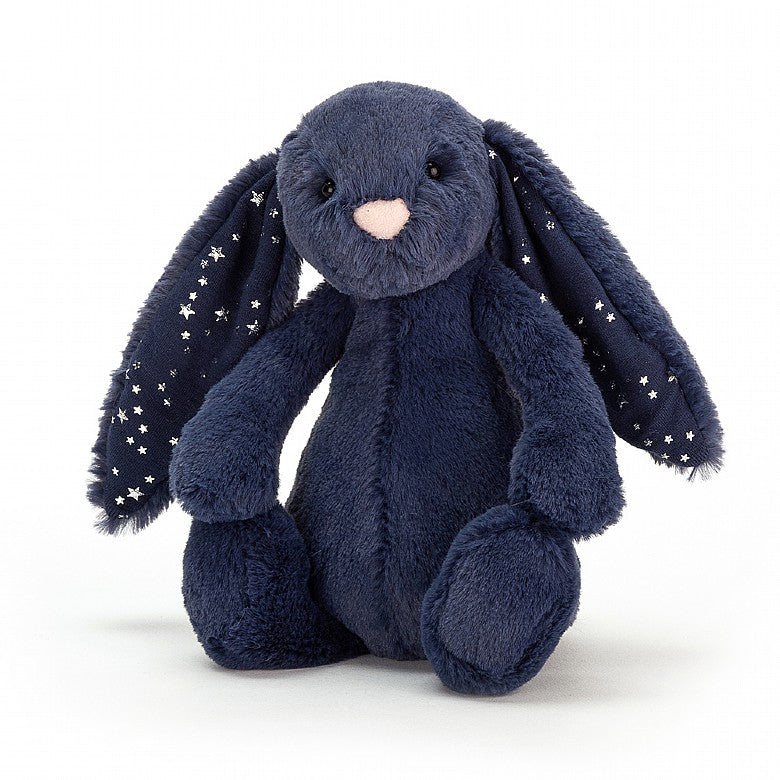 Jellycat Bashful Stardust Navy Bunny